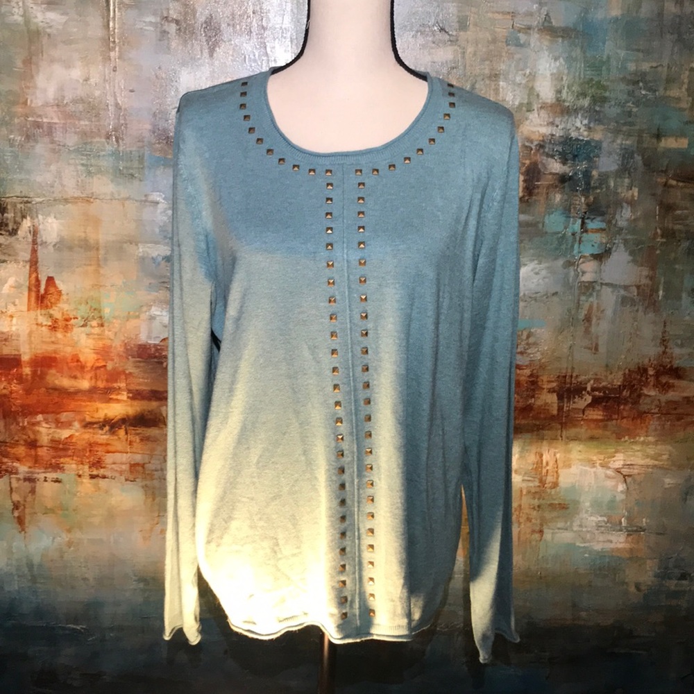 SAHALIE‎ Studded Front Sweater
